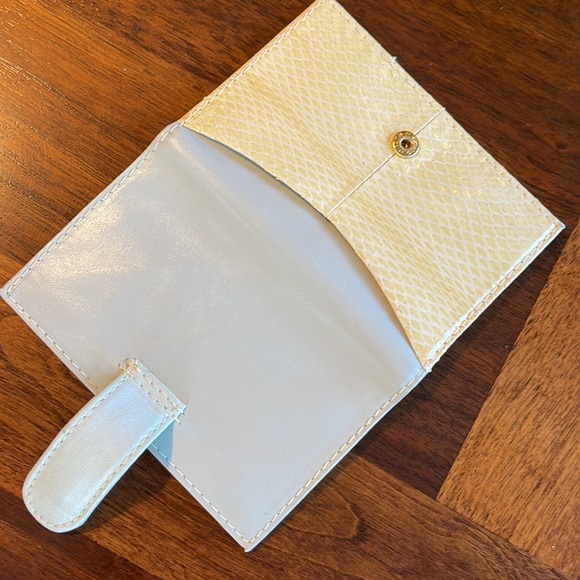 VINTAGE 80S BEAUTIFUL KEY/CARD HOLDER GENUINE SNAKESKIN DUO - Picture 7 of 8